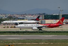 Daily life at Barcelona airport