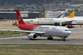 Daily life at Barcelona airport