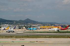 Daily life at Barcelona airport