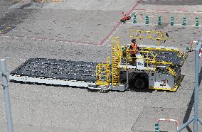 Daily life at Barcelona airport