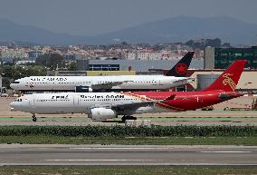 Daily life at Barcelona airport