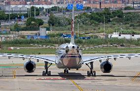 Daily life at Barcelona airport