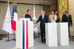 (PARIS2024)FRANCE-PARIS-RECEPTION-INTERNATIONAL JOURNALISTS