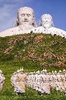 Mongolian Emperors Spectacular Statues