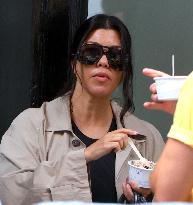 Kourtney Kardashian and Travis Barker out in New York