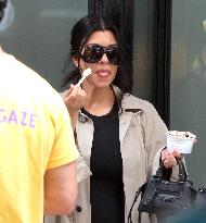 Kourtney Kardashian and Travis Barker out in New York