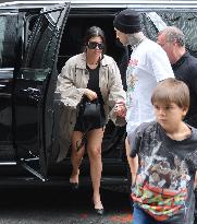 Kourtney Kardashian and Travis Barker out in New York