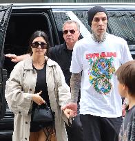 Kourtney Kardashian and Travis Barker out in New York