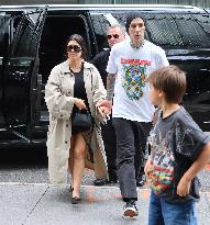 Kourtney Kardashian and Travis Barker out in New York