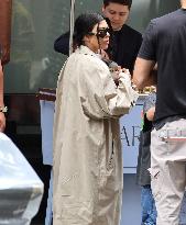 Kourtney Kardashian and Travis Barker out in New York