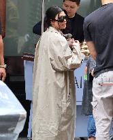 Kourtney Kardashian and Travis Barker out in New York