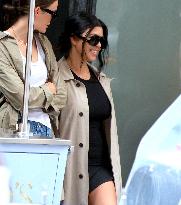 Kourtney Kardashian and Travis Barker out in New York