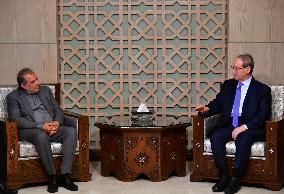 SYRIA-DAMASCUS-IRAN-FM-ADVISOR-MEETING