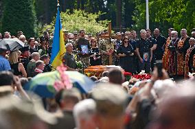 Funeral of Iryna Farion in Lviv