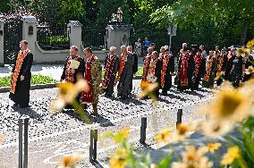 Funeral of Iryna Farion in Lviv