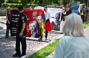 Funeral of Iryna Farion in Lviv