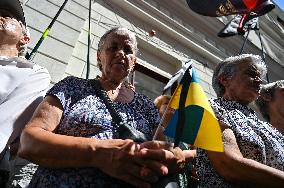 Funeral of Iryna Farion in Lviv