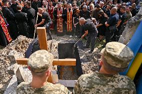 Funeral of Iryna Farion in Lviv