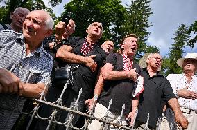 Funeral of Iryna Farion in Lviv