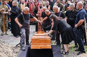 Funeral of Iryna Farion in Lviv