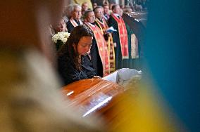 Funeral of Iryna Farion in Lviv