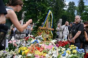 Funeral of Iryna Farion in Lviv