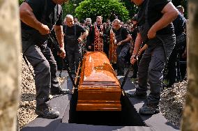 Funeral of Iryna Farion in Lviv