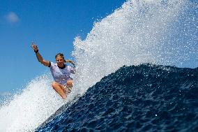 Paris 2024 - Surfing Training Session In Teahupo’