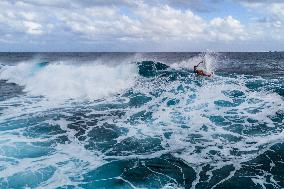 Paris 2024 - Surfing Training Session In Teahupo’