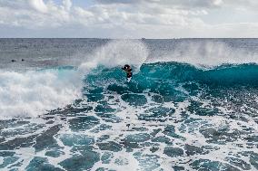 Paris 2024 - Surfing Training Session In Teahupo’