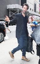 Keanu Reeves Stops By ABC Studios - NYC