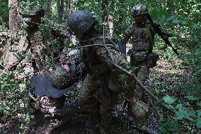 Tactical drills of Spartan Brigade