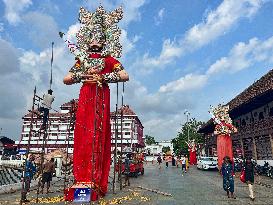 Preparation For The Panguni Utsavam Festival In Thiruvananthapuram