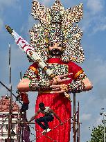 Preparation For The Panguni Utsavam Festival In Thiruvananthapuram