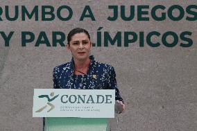 Ana Gabriela Guevara Press Conference Heading To The Paris 2024 Olympic Games