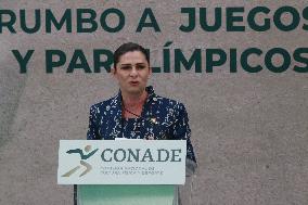 Ana Gabriela Guevara Press Conference Heading To The Paris 2024 Olympic Games