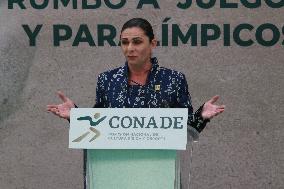 Ana Gabriela Guevara Press Conference Heading To The Paris 2024 Olympic Games