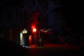 Zaporizhzhia turns off street lights to save power