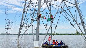 Strengthening Poles And Towers in Flood