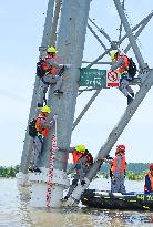 Strengthening Poles And Towers in Flood