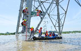 Strengthening Poles And Towers in Flood