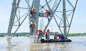 Strengthening Poles And Towers in Flood