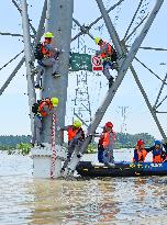 Strengthening Poles And Towers in Flood