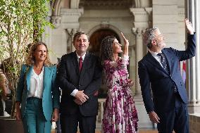 Queen Letizia Attends Cervantes Institute Directors Meeting - Barcelona