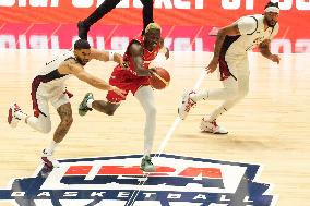 Basketball - Friendly Game - Usa V Germany