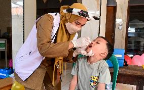 INDONESIA-POLIO-VACCINE