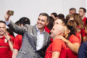 Pedro Sanchez Receives Olympic and Paralympic Teams - Madrid