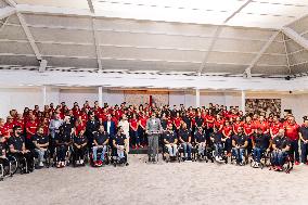 Pedro Sanchez Receives Olympic and Paralympic Teams - Madrid