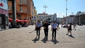 CROATIA-ZAGREB-CHINA-POLICE-JOINT PATROL