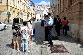 CROATIA-ZAGREB-CHINA-POLICE-JOINT PATROL